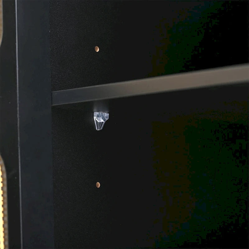 Merax Woven Media Console Table for TVs Up to 70