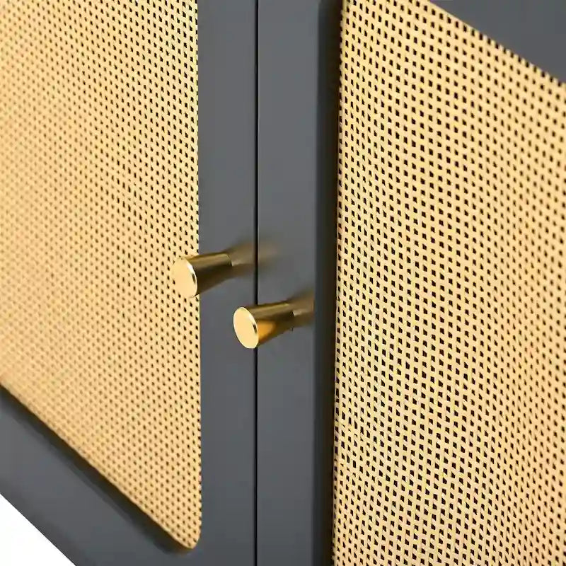 Merax Woven Media Console Table for TVs Up to 70