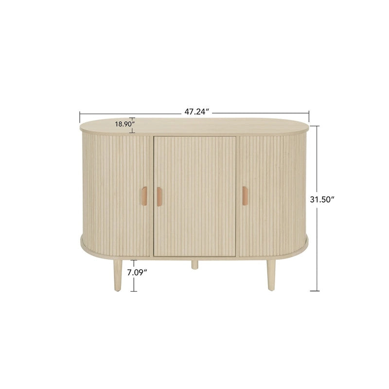 Storage Accent Cabniet with 3 door