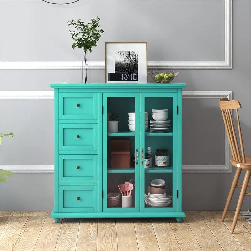 Sideboard Buffet Storage Cabinet - 12D x 36W x 37H