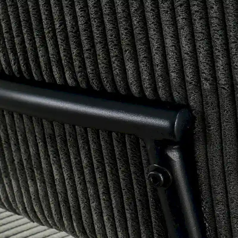 Modern simple velvet dining chair Fabric Upholstered Chairs home bedroom stool back dressing chair black metal legs(set of 2)