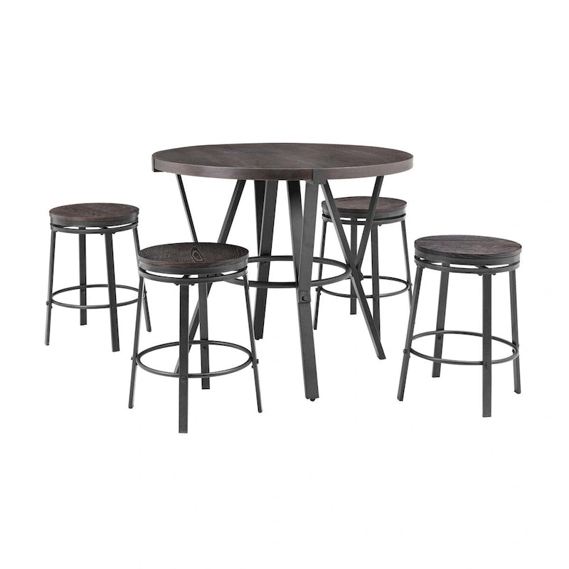 Bridgevine Home Enzo 5-Piece Counter Dining Set