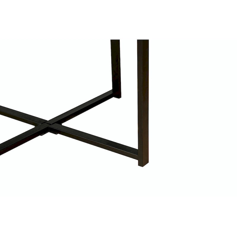 30-Inch Wood Octagonal Vintage Patchwork Coffee Table