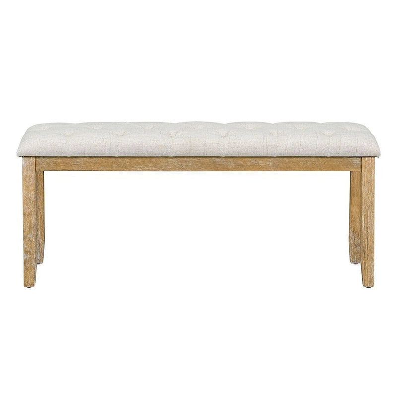 6 PCS Retro Rectangular Dining Table Set for 6