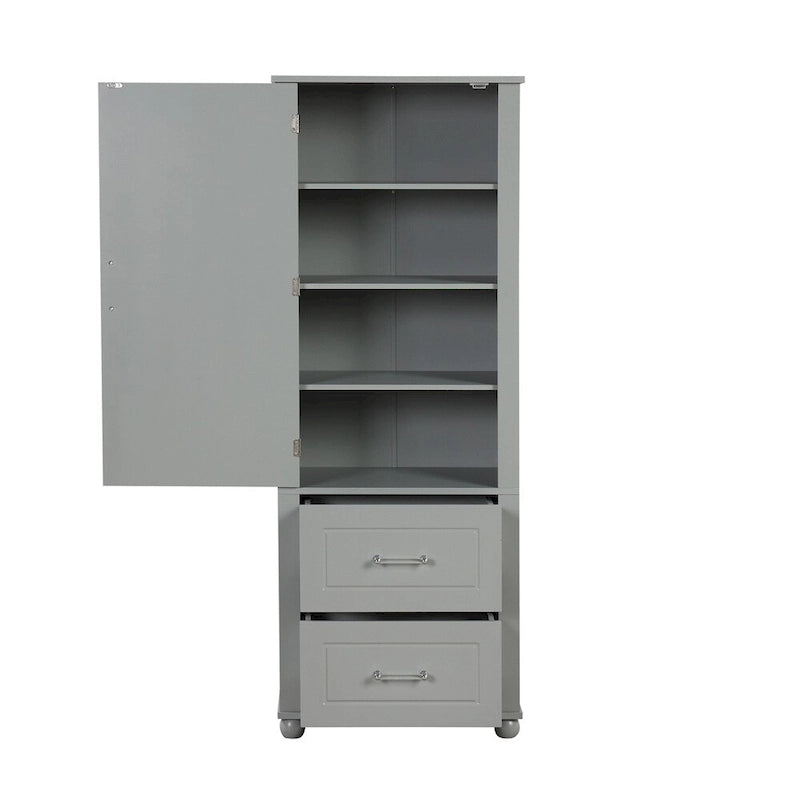 Tall Bathroom Storage Cabinet,Freestanding Storage Cabinet