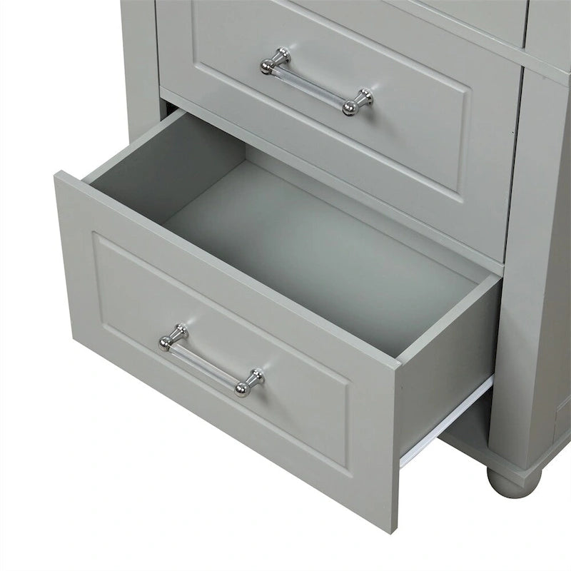 Tall Bathroom Storage Cabinet,Freestanding Storage Cabinet