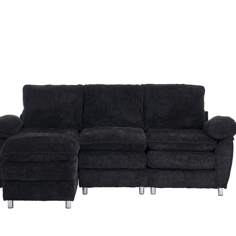 Modern Deep 3-Seat Sofa Couch