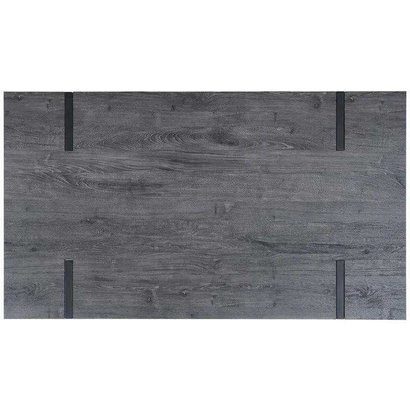 SAFAVIEH Asal Mid-Century Industrial Rustic Dining Room Table - 59.1 W x 35.4 L x 29.5 H - 59Wx35Dx30H