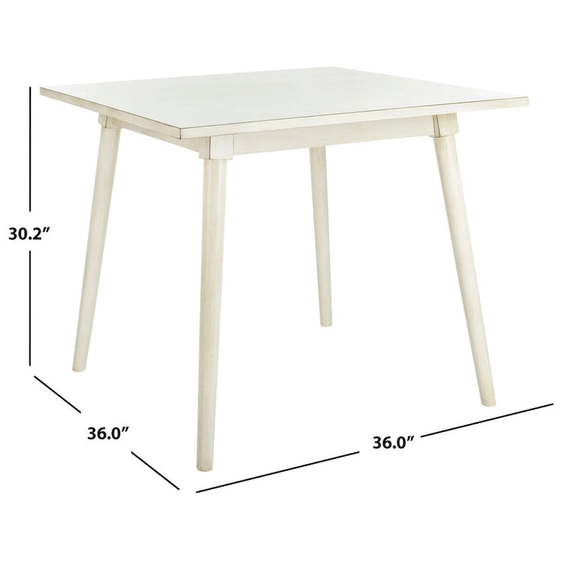 SAFAVIEH Marlisa Square Dining Table - 36 x 36 x 30.3 - 36Wx36Dx30H